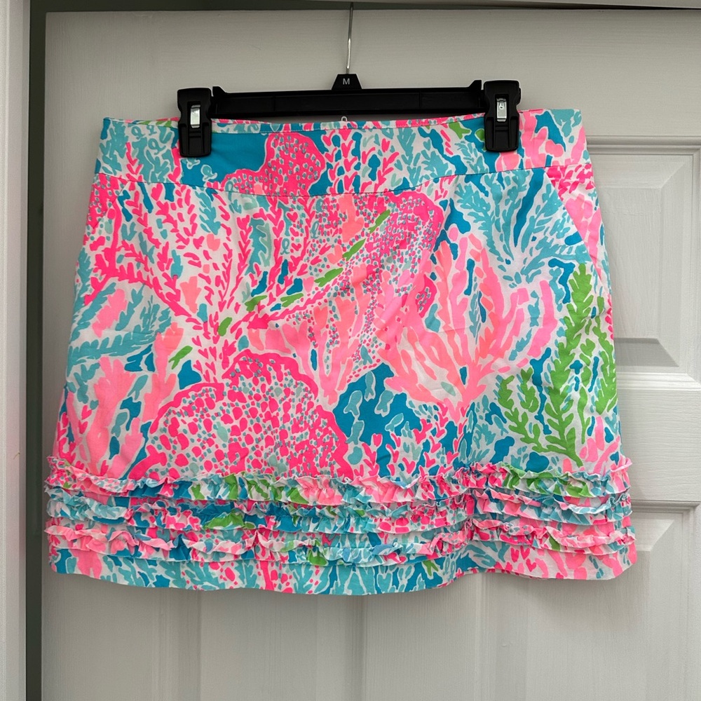 Lilly Pulitzer pink multi skort.